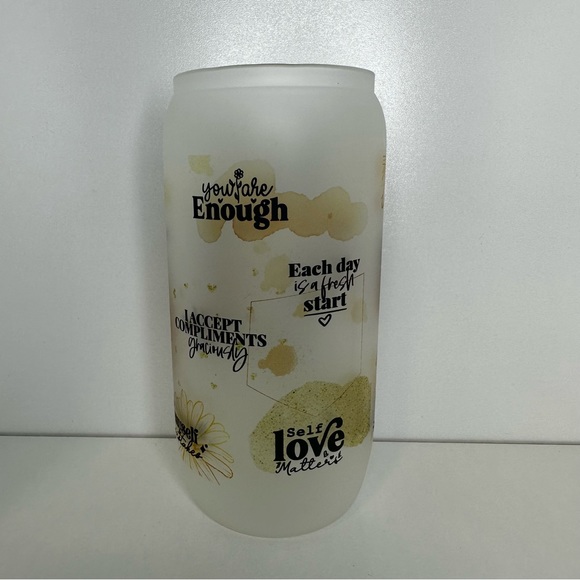 SHE IS Can glass cup - Picture 3 of 4